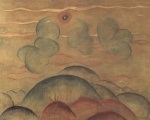 Walter Ophey - paintings - Landschaft, glasierter Ton