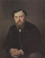 Wassilij Grigorjewitsch Perow - Peintures - Portrait d'Alexandre Borissowski