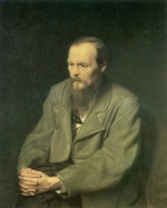 Wassilij Grigorjewitsch Perow - paintings - Bildnis des Schrifstellers Fjodor Dostojewski