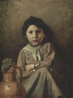 Wassilij Grigorjewitsch Perow  - paintings - Mädchen mit Krug