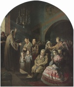 Wassilij Grigorjewitsch Perow  - paintings - Predigt auf dem Dorfe