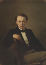 Wassilij Grigorjewitsch Perow  - Peintures - Autoportrait