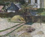 Paul Gauguin  - Peintures - Paysage à Osny