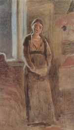 Wassilij Grigorjewitsch Perow  - paintings - Vor der Nonnenweihe