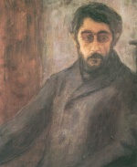 József Rippl Rónai - paintings - Bildnis des Malers Bonnard
