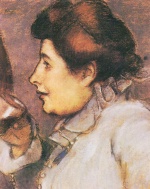 József Rippl Rónai - paintings - Frau mit Glas