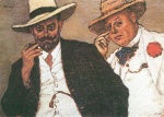 József Rippl Rónai - paintings - Lajos und Ödön