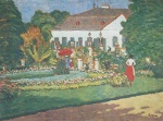 József Rippl Rónai  - paintings - Sommerhaus in Körtvelyes