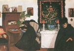 József Rippl Rónai  - paintings - Wandelnde Frau