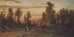 Ivan Ivanovich Shishkin - paintings - Abend