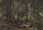 Iwan Iwanowitsch Schischkin - Peintures - Forêt de hêtres en Suisse