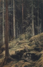 Iwan Iwanowitsch Schischkin - paintings - Das Dickicht