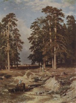 Iwan Iwanowitsch Schischkin - paintings - Der heilige Brunnen in der Nähe von Jelabuga