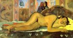Paul Gauguin  - Bilder Gemälde - Nevermore