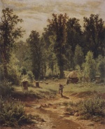 Iwan Iwanowitsch Schischkin  - Peintures - Ruches dans la forêt