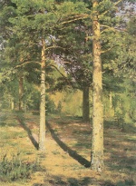 Ivan Ivanovich Shishkin  - paintings - Kiefern im Sonnenschein