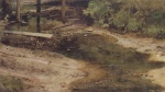 Ivan Ivanovitch Chichkine  - Peintures - Rivière en forêt