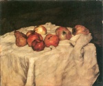 Carl Schuch - Peintures - Pommes et poires
