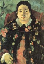 Paul Gauguin  - paintings - Portraet der Suzanne Bambridge