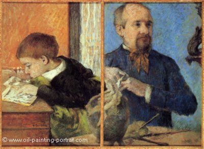 Aube the Sculptor and His Son