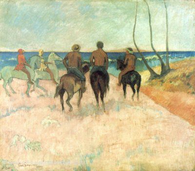 Horsemen on the Beach