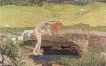 Giovanni Segantini - Bilder Gemälde - Die Eitelkeit