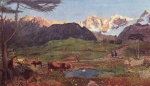 Giovanni Segantini  - paintings - Werden