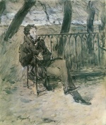 Walentin Alexandrowitsch Serow - paintings - Alexander Sergejewitsch Puschkin