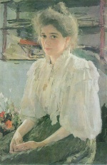 Walentin Alexandrowitsch Serow - Peintures - Portrait de Maria Iakovlevna Lwowa