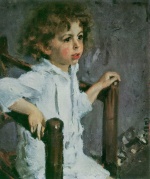 Walentin Alexandrowitsch Serow - Peintures - Portrait de Mikhail Mikhailovich Morozov