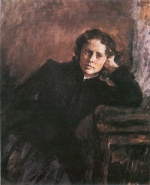 Walentin Alexandrowitsch Serow - paintings - Bildnis Olga Fjodorowna Trubnikowa