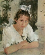Walentin Alexandrowitsch Serow - Peintures - Portrait de Praskovia Antoliewna Mamontowa