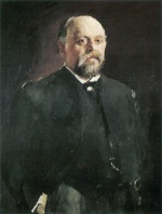 Walentin Alexandrowitsch Serow - Peintures - Portrait de Savva Mamontov 