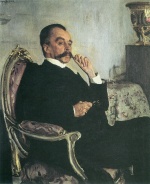 Walentin Alexandrowitsch Serow - Peintures - Portrait de Vladimir Golitsyn