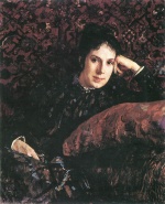 Walentin Alexandrowitsch Serow - Peintures - Portrait de Yekaterina Chokolova