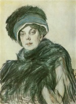 Walentin Alexandrowitsch Serow  - Peintures - Princesse Olga Orlova Konstantinowa
