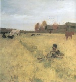 Walentin Alexandrowitsch Serow  - paintings - Oktober in Domotkanovo