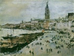 Walentin Alexandrowitsch Serow  - paintings - Schiavoni-Kai in Venedig