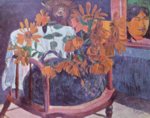 Paul Gauguin  - Bilder Gemälde - Stillleben mit Sonnenblumen