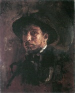 Walentin Alexandrowitsch Serow  - Peintures - Autoportrait