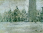 Walentin Alexandrowitsch Serow  - Peintures - La place Saint-Marc à Venise
