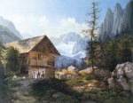 Adalbert Stifter - Peintures - Dans la vallée de Gosautal