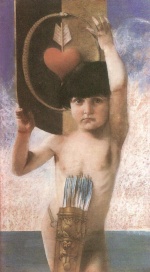 Franz von Stuck - Peintures - Cupidon