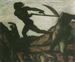 Franz von Stuck - Bilder Gemälde - Der Schnitter