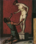 Franz von Stuck  - paintings - Pygmalion