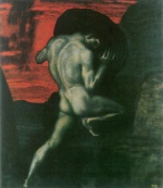 Franz von Stuck  - paintings - Sisyphus