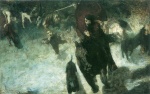 Franz von Stuck  - Bilder Gemälde - Wilde Jagd