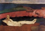 Paul Gauguin  - Bilder Gemälde - Verlust der Jungfräulichkeit