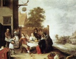 David Teniers - Peintures - Le fils prodigue