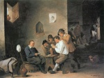 David Teniers - paintings - Die weisse Mütze